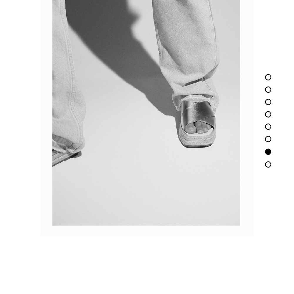 Zara metallic platform sandals - Picture 7 of 9